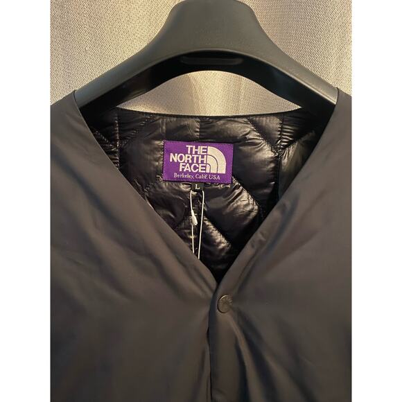 The North Face Purple Label Down Cardigan in black m large ND2059N - Picture 2 of 10